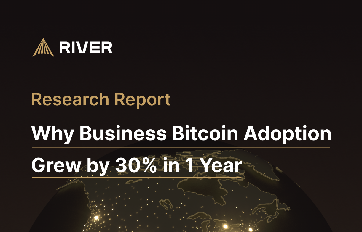 River's Report Highlights 30% Growth in Business Bitcoin Adoption in 2023